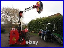 Compact tractor hedge cutter trimmer flail mower for Kubota, Iseki, Yanmar etc