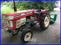 Compact tractor yanmar 19hp complete with flail mower package