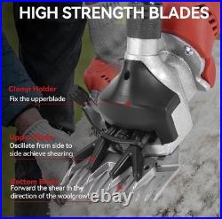 Cordless Sheep Shears, 6 Speeds, 500W, 3000 RPM 2 x 3.0Ah Battery, Goat Shearing