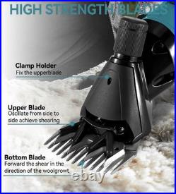 Cordless Sheep Shears Goat, Powerful 800W, 3000 RPM, 2 x 3.0Ah Battery