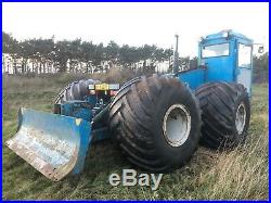 County 1184 Forward Control boughton winch tractor with rear blade & terra tyres