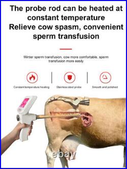 Cow Artificial Insemination Visual Endoscope Sperm AI Gun Farm Breeding Tools