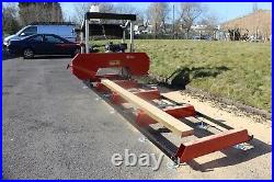 Crytec Sawmill Band Planking Saw Petrol Engine + bed price includes VAT+Shipping