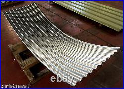 Curved corrugated galv steel roof sheets KIT for amazing'TUIN' SHEPHERDS HUT