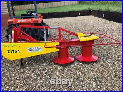 DRUM MOWER 1.35m mini COMPACT TRACTOR / 12 MONTHS WARRANTY