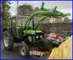 Deutz tractor D6206s Vintage Tractor With Loader Diesel Air Cooled