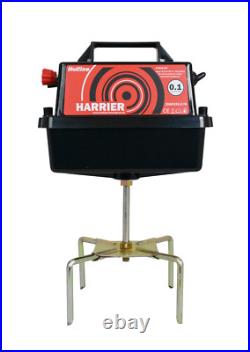 Electric Fence Energiser Hotline Harrier HLB150 6v 0.1J 1km Portable Fencer
