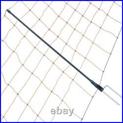 Electric Fence Sheep Netting 50M (Orange Poly Net Double Spike Fencing Posts)