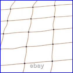 Electric Fence Sheep Netting 50M (Orange Poly Net Double Spike Fencing Posts)