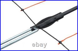 Electric Fence Sheep Netting 50M (Orange Poly Net Double Spike Fencing Posts)