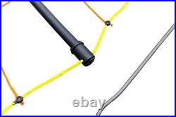 Electric Fence Sheep Netting 50M (Orange Poly Net Double Spike Fencing Posts)
