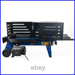 Electric Log Splitter 7 Tonne Horizontal Hydraulic Ram Steel Cage 250mm Hyundai