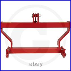 Euro 8 Hooks to 3 Point Linkage Adaptor Attachment Cat 2