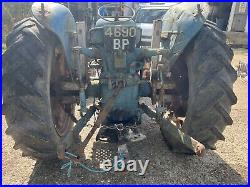 FORDSON MAJOR TRACTOR NO VAT vintage classic. Grass Topper And Tipper Trailer