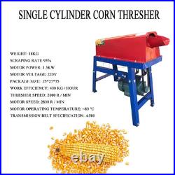 Farm Electric Corn Thresher Maize Sheller Threshing Stripping Machine 400kg/h