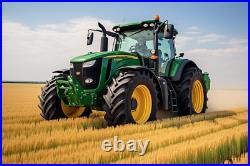 Farm Tractor Canvas Picture Print Wall Art