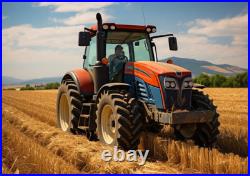 Farm Tractor Canvas Picture Print Wall Art