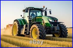 Farm Tractor Canvas Picture Print Wall Art