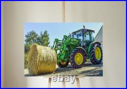 Farm Tractor Canvas Picture Print Wall Art