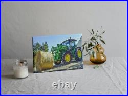 Farm Tractor Canvas Picture Print Wall Art