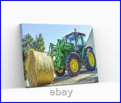 Farm Tractor Canvas Picture Print Wall Art