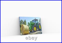 Farm Tractor Canvas Picture Print Wall Art