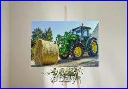 Farm Tractor Canvas Picture Print Wall Art