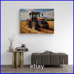 Farm Tractor Canvas Picture Print Wall Art Framed Home Decor