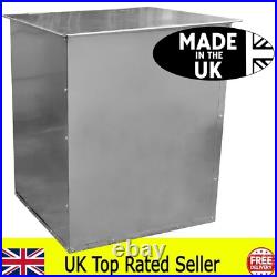 Feed bin galvanised feed bin horse grain corn outdoor storage 150kg store