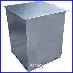 Feed bin galvanised feed bin horse grain corn outdoor storage 150kg store