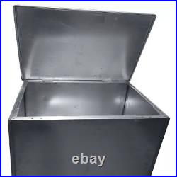 Feed bin galvanised feed bin horse grain corn outdoor storage 150kg store