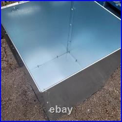 Feed bin galvanised feed bin horse grain corn outdoor storage 150kg store