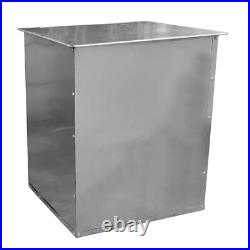 Feed bin galvanised feed bin horse grain corn outdoor storage 150kg store