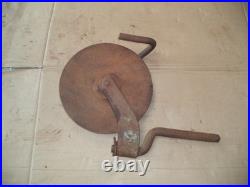 Ferguson 2 Furrow Plough Disk with arm & skimmer holder eye bolt used spare part