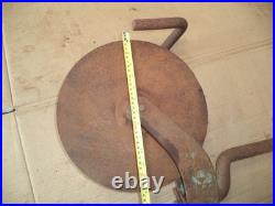 Ferguson 2 Furrow Plough Disk with arm & skimmer holder eye bolt used spare part