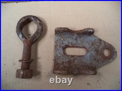 Ferguson 2 Furrow Plough Disk with arm & skimmer holder eye bolt used spare part
