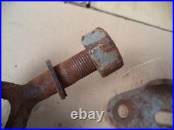 Ferguson 2 Furrow Plough Disk with arm & skimmer holder eye bolt used spare part