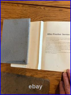 Ferguson TEF20 Instruction book with original greaseproof envelope