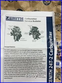Ferguson Tvo Petrol Tea Ted T20 Zenith Carburettor 24T Genuine