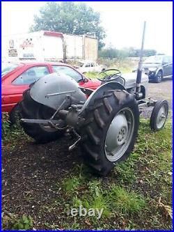 Ferguson grey fergy te20 classic tractor petrol not diesel restoration ploughing