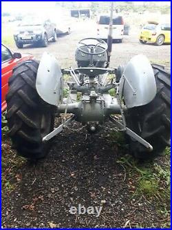 Ferguson grey fergy te20 classic tractor petrol not diesel restoration ploughing