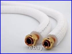 Flared Copper Coil Tube 1/4 + 3/8 insulated / 1 8m / Air Conditioning R32