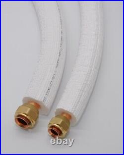 Flared Copper Coil Tube 1/4 + 3/8 insulated / 1 8m / Air Conditioning R32