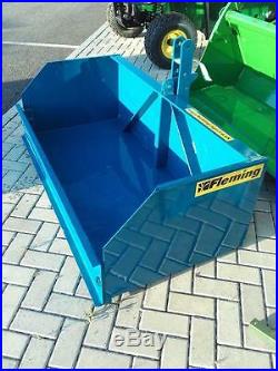 Fleming TB5 Transport Box 1.5m 5' Compact Tractor 3 Point linkage Mounted
