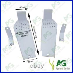 Foot Plate Set suits Massey Ferguson T20 35 65 135 c/w Brackets Tractor Foot Plate Set suits Massey Ferguson T20 35 65 135 c/w Brackets Tractor