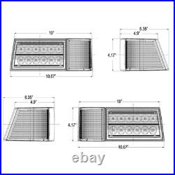 For Case IH Tractors MX120, MX135, MX150, MX170 LED Front Wraparound Hood Lights
