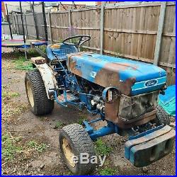 Ford 1210 tractor, mini tractor, compact tractor, blue