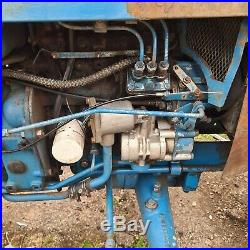 Ford 1210 tractor, mini tractor, compact tractor, blue