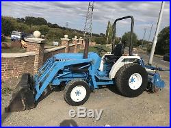 Ford 4wd Compact Loader Tractor Comes With Topper, rotivator & Chain Harrows