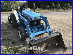 Ford 4wd Compact Loader Tractor Comes With Topper, rotivator & Chain Harrows